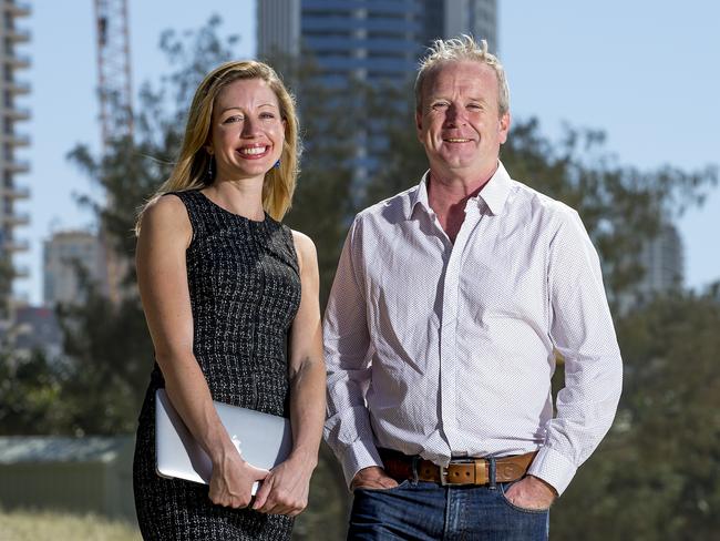 Sharon Hunneybell and Danny Maher. Picture: Jerad Williams