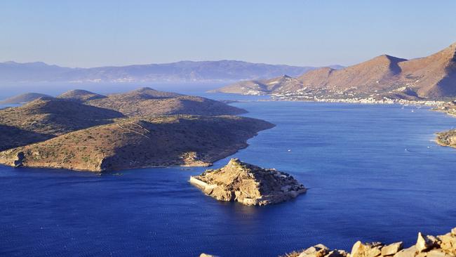 Spinalonga island and castle.