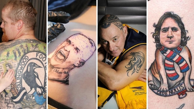 The best and worst of AFL fan tattoos.