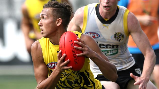 Shai Bolton at Richmond training. Picture: Wayne Ludbey