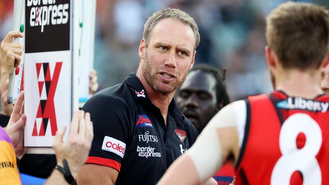 Ben Rutten is in for a tough year at Essendon. Picture: Getty Images