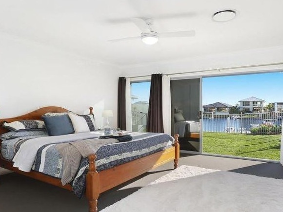 David Reid’s home in Pelican Waters on the Sunshine Coast. Picture: Supplied