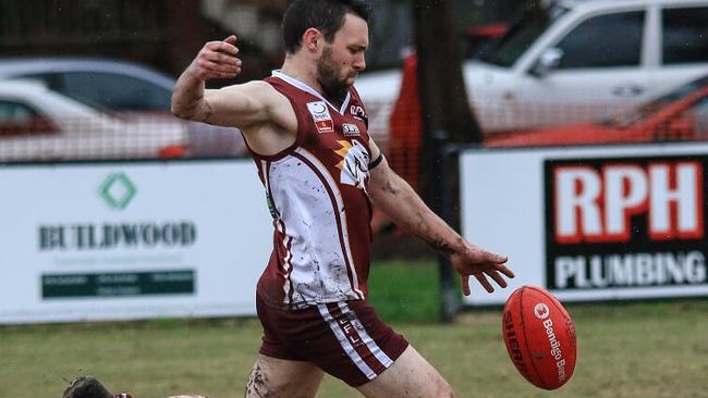 Tom Connell in action for Whitehorse Pioneers. Picture: Davis Harrigan