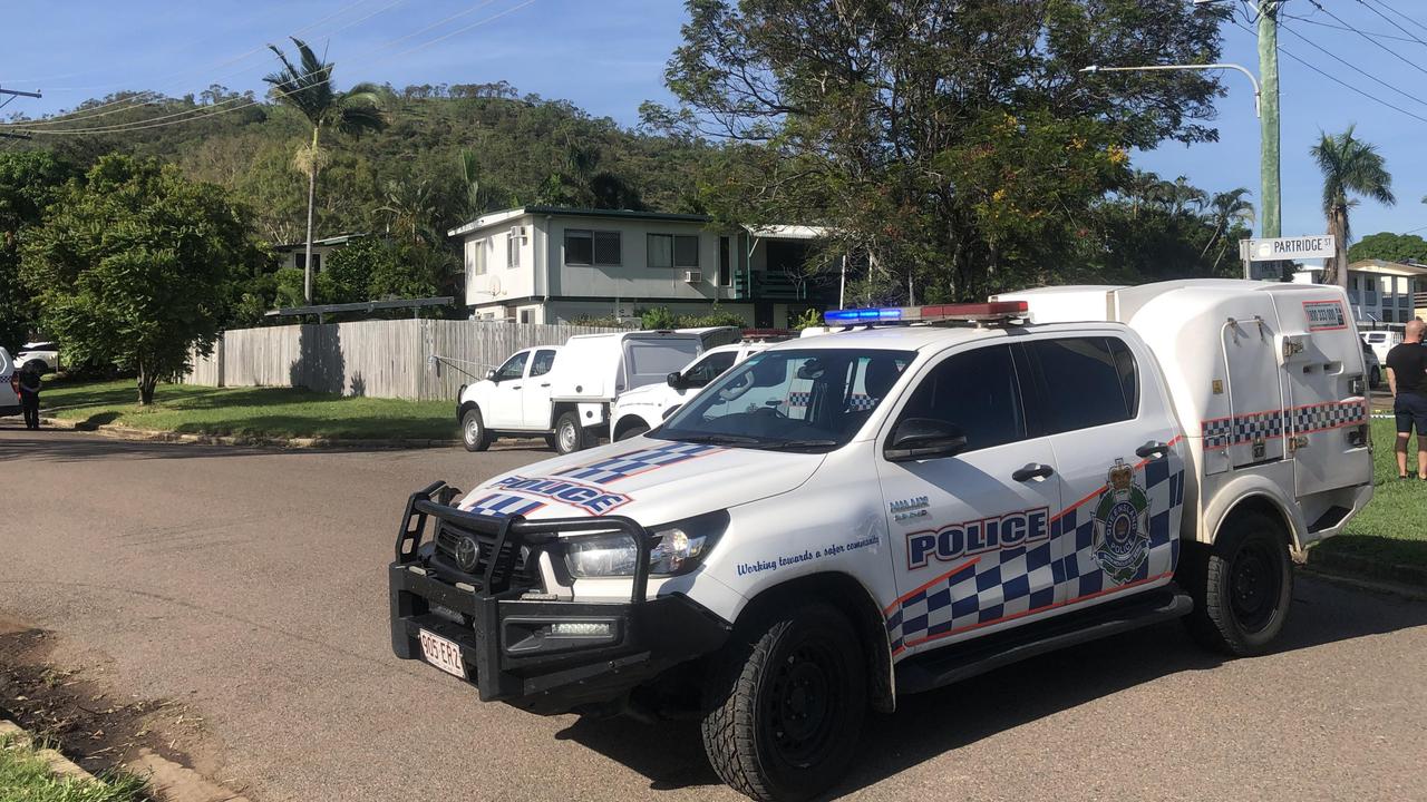 Multiple police vehicles were at the Mount Louisa Sunday morning.