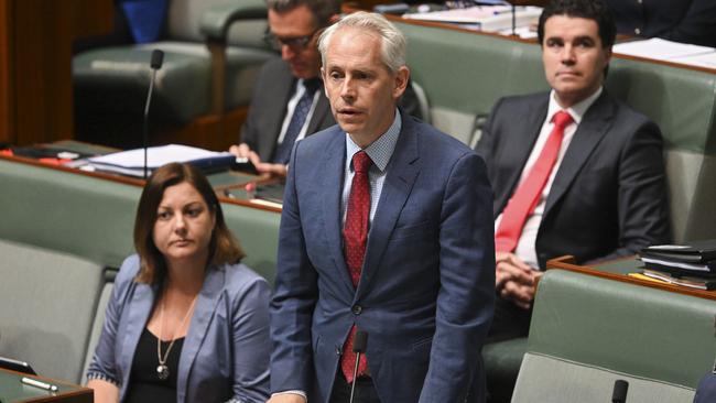 Immigration Minister Andrew Giles on Tuesday. Picture: NCA NewsWire / Martin Ollman