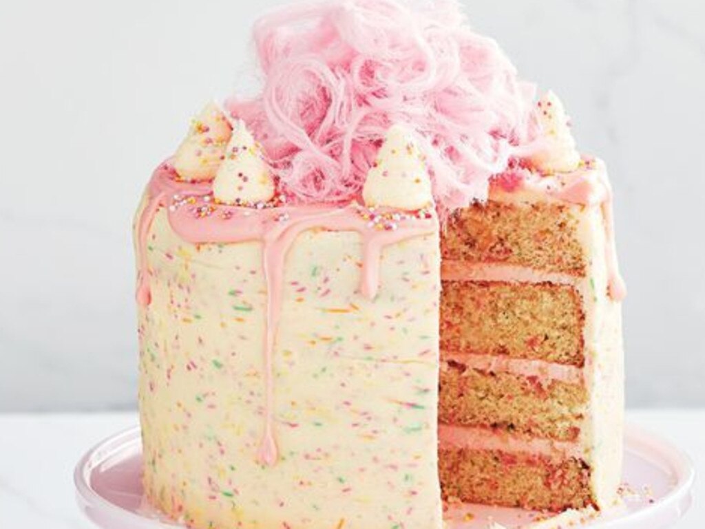 Fairy bread layer cake.