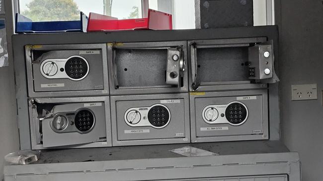 Police are investigating after three vehicles were stolen after a break in at a Kawana business in the early hours of Friday morning.