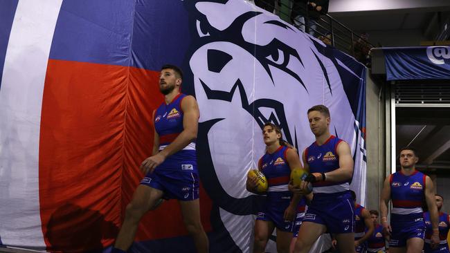 Western Bulldogs players and coaches have had Covid tests. Picture: Michael Klein