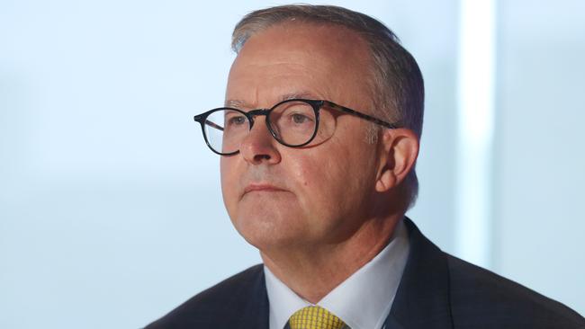 Anthony Albanese will travel to the NSW Hunter Valley seat of Paterson on Tuesday to unveil Labor’s plan to back a green-hydrogen generator in the region. Picture: David Crosling