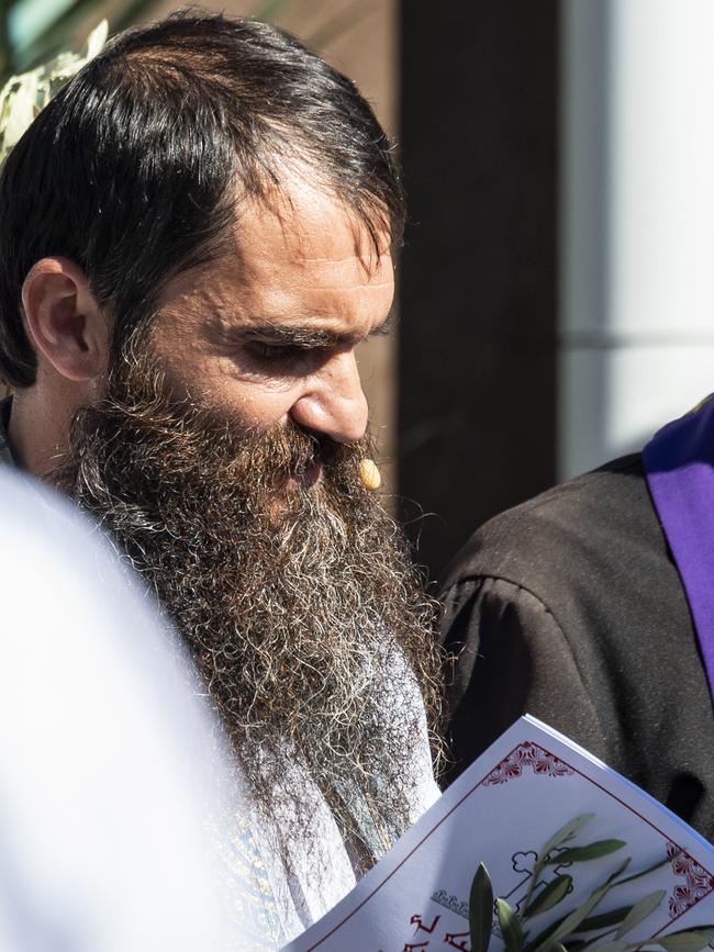 Father Royel at the Sunday Morning Mass at The Good Shepherd Church, Wakeley. Picture: Daily Telegraph / Monique Harmer