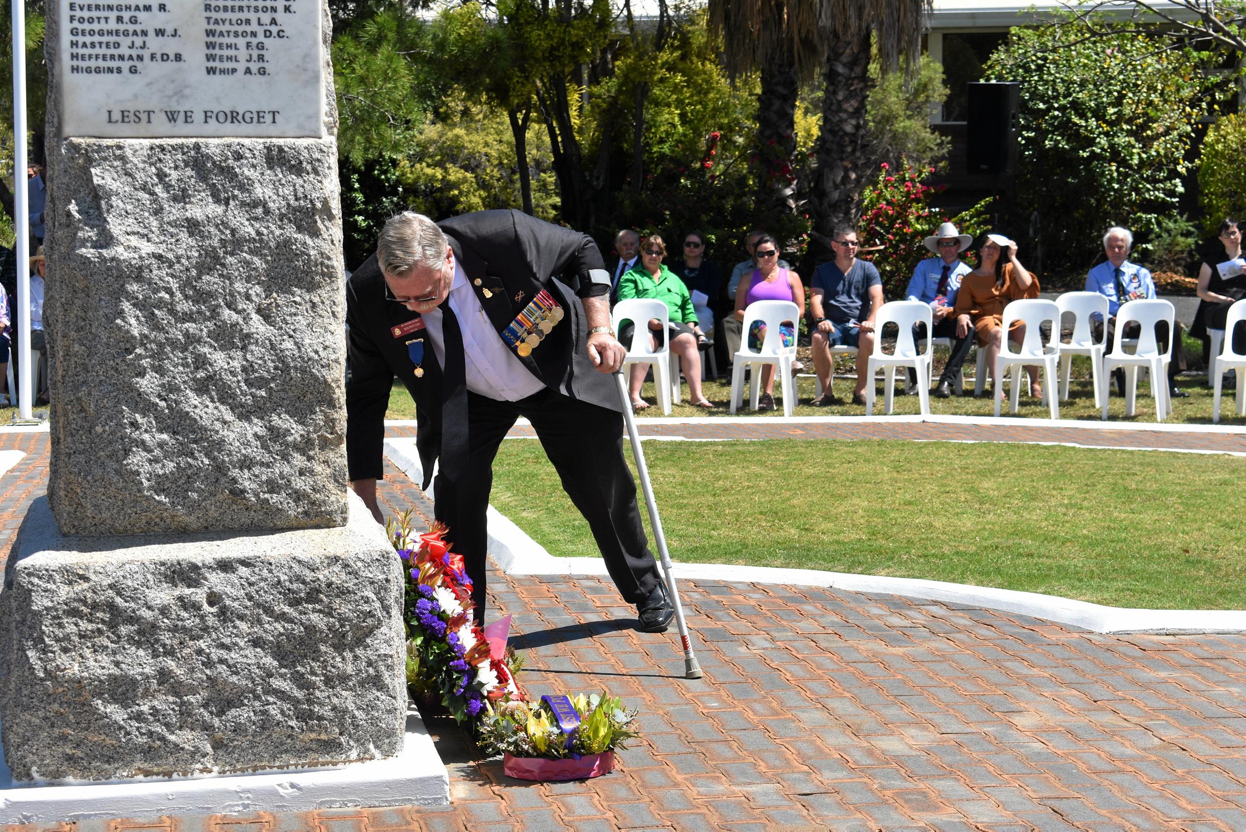 RSL Western Districts President Max Foot OAM. Picture: Jorja McDonnell