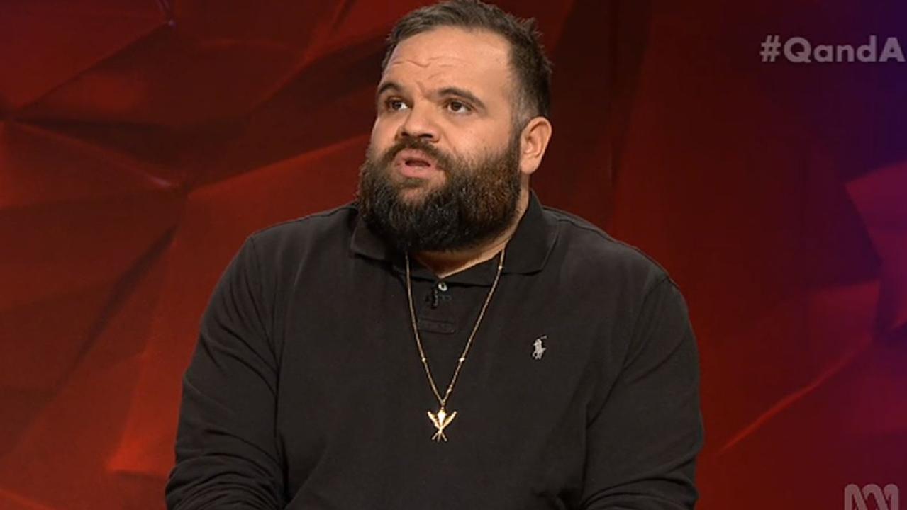 Adam Briggs on Q&amp;A. Source: ABC