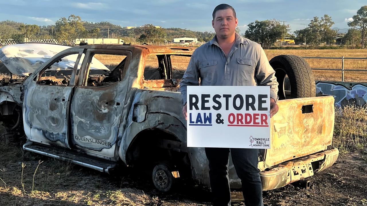 Townsville crime ralley organiser Clynton Hawks says he's expecting a crowd of 300-500 people to attend the event on Saturday. Picture: Supplied