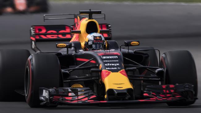 Red Bull’s Daniel Ricciardo has topped practice for the Hungarian Grand Prix on Friday.