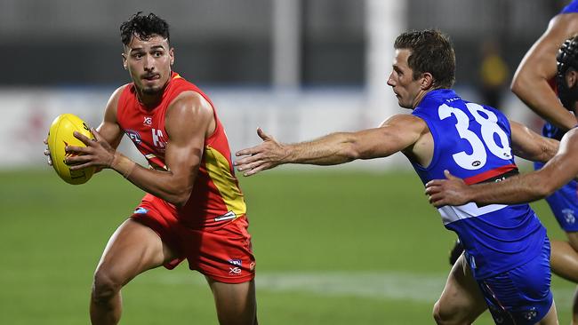 Highly-rated South Australian Izak Rankine could be in Adelaide’s sights if it deals pick No. 1 in this year’s draft. Picture: Ian Hitchcock/Getty Images.