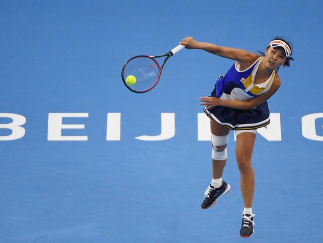 Peng Shuai’s disappearance has received global attention. Picture: AFP