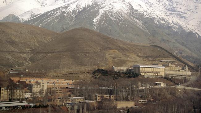 Evin prison in Tehran and the Elburs mountains. Picture: Getty