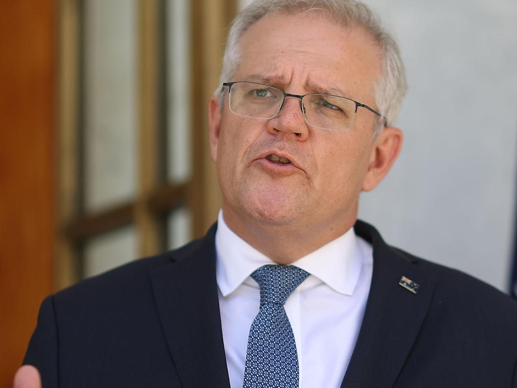 Prime Minister Scott Morrison will discuss rapid antigen tests at national cabinet. Picture: NCA NewsWire/Gary Ramage