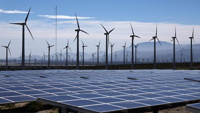 In a worrying sign for renewables, the challenges of grid synchronisation and storage remain unresolved in many areas. Picture: AFP