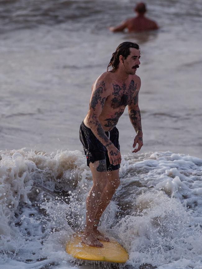 Top End Surfing at Nightcliff beach, Darwin. Picture: Pema Tamang Pakhrin