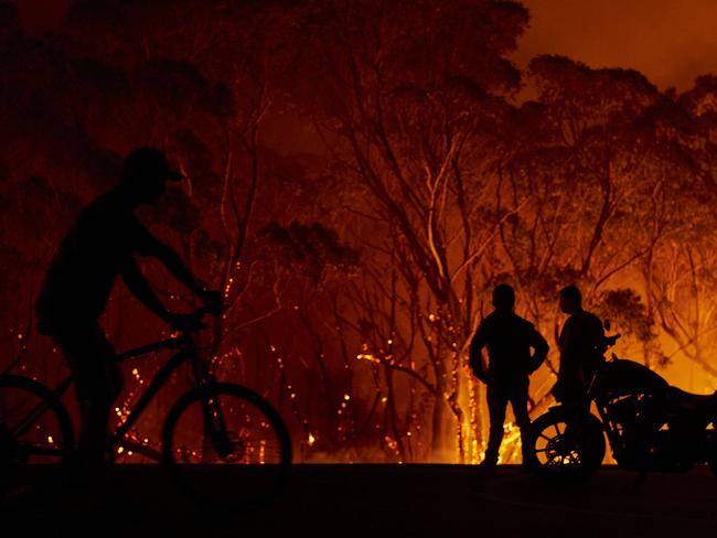 Professor Brian Schmidt said this time last year the air was barely breathable due to the bushfires on Australia’s east coast. Picture: Brett Hemmings/Getty Images