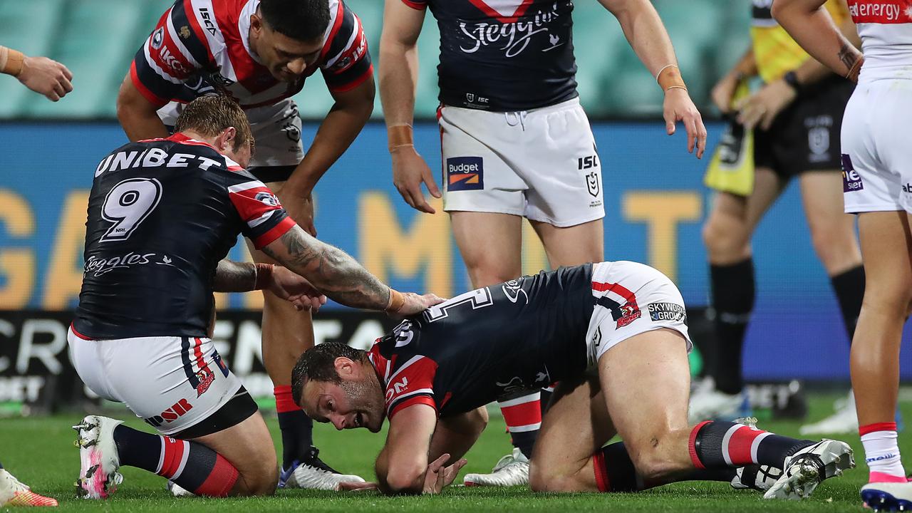 Boyd Cordner has suffered several head knocks. Picture: Cameron Spencer/Getty Images