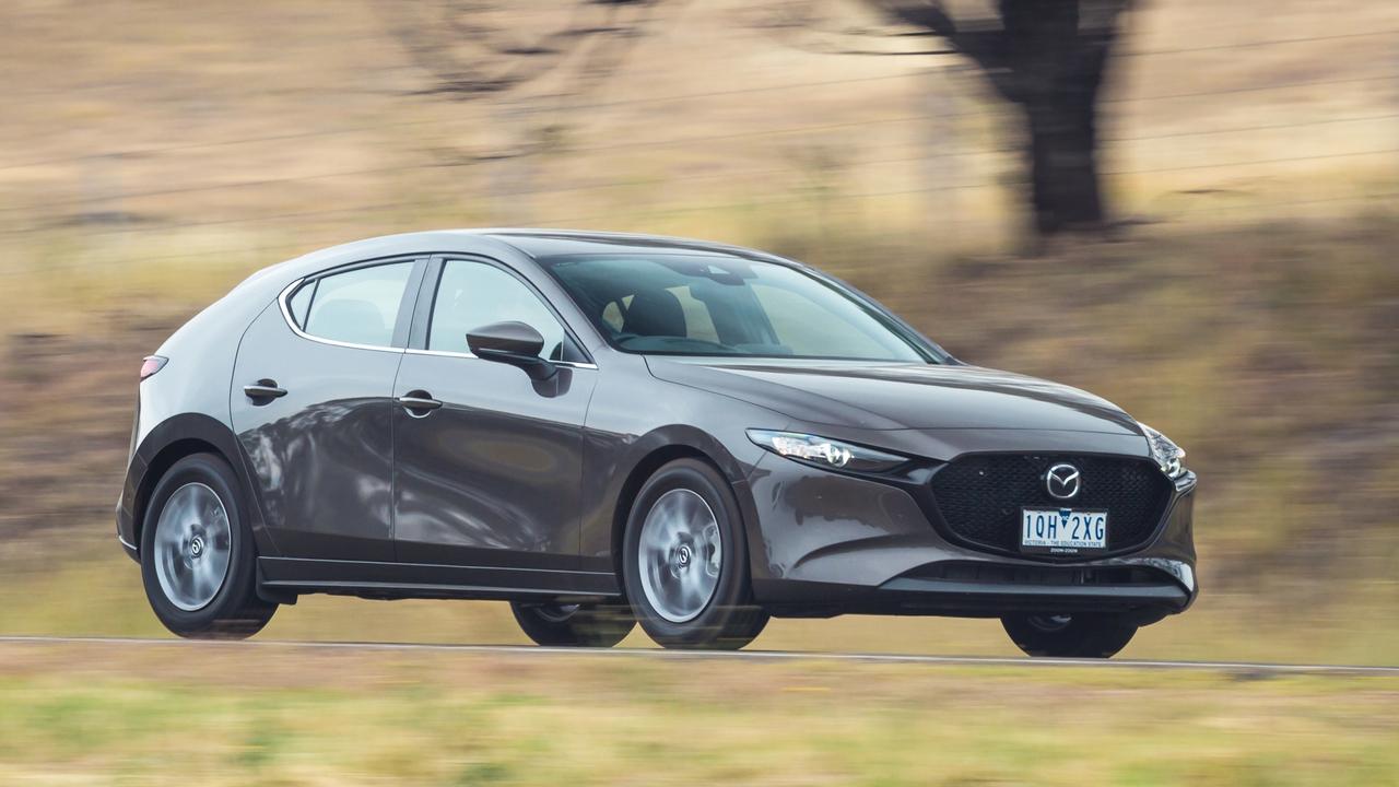 Mazda’s 2.0-litre engine is slightly underdone but it a great car to steer and looks the part.