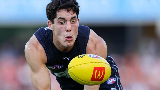 Adam Cerra will have greater responsibility if Patrick Cripps has to miss any time. Picture: Getty Images