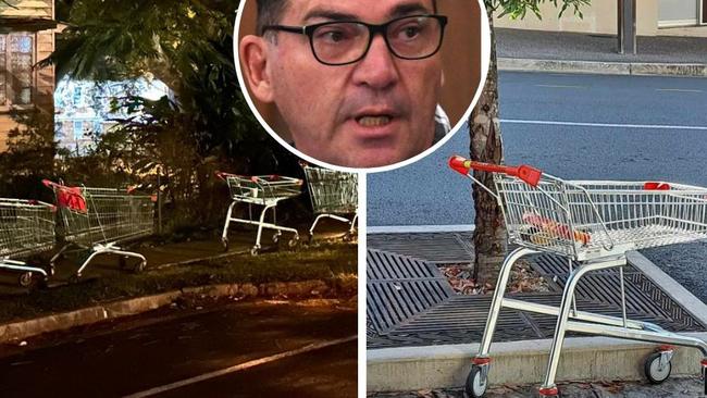 Councillor Bruce Devereaux wants something to be done about the continuing abandoment of shopping trolleys in the city centre, and the council could deliver and follow in the footsteps of the Fraser Coast Regional Council by threatening fines for retailers.