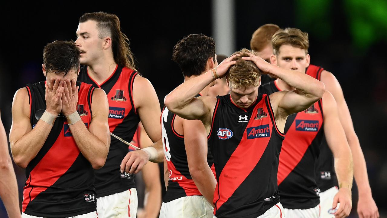 Essendon has slipped to 1-6 after seven rounds of the 2022 season.