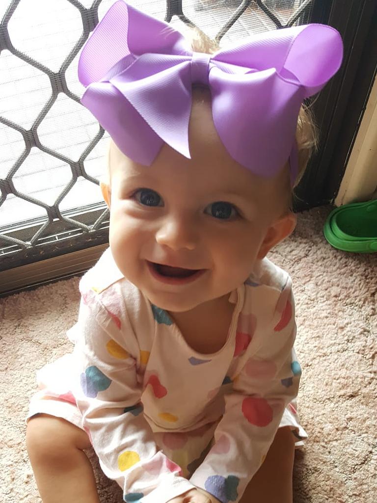 Felicity Suppo, 13 months old. Her personality is bigger than her bow and she is the happiest person I have ever met. QLD's Cutest Babies. Picture: Cassi Mansfield