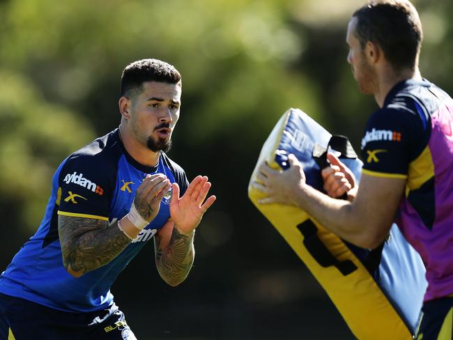 Chris McQueen says Nathan Peats would be an asset to the Titans. Pic Brett Costello