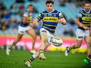 KEEN: Sunshine Coast's Reed Mahoney is expected to be named in the No.9 jumper for the Eels season-opener on Sunday. Picture: BRENDAN ESPOSITO