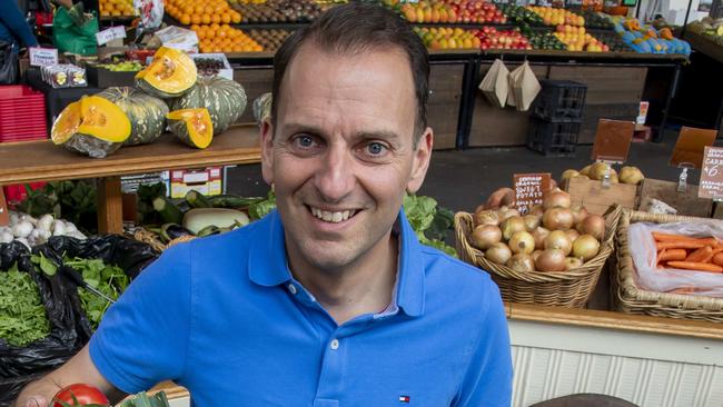 Stonnington mayor Steve Stefanopoulos at Prahran Market in South Yarra, Thursday, Feb. 20, 2020. Picture: Andy Brownbill