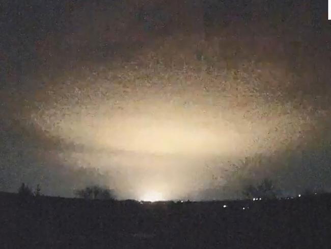 Ukrainian charity Come Back Alive captured footage of the Russian missile striking a target in the Ukrainian city of Dnipro.