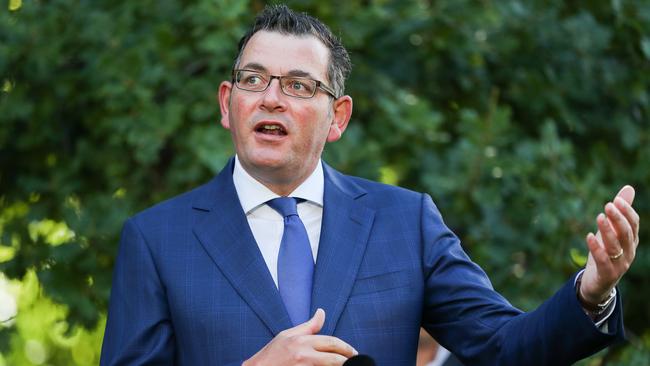 Victoria Premier Daniel Andrews has been nominated for political leadership award for ‘firm, decisive and courageous leadership’. Picture: Getty Images