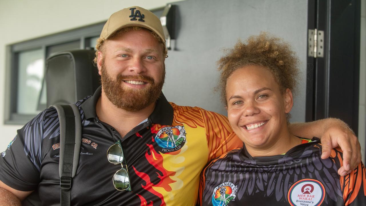 Jaspar Youse and Hannah Geesu at the Kanaka Proud Cup. Saturday 4 November 2023 Picture: Michaela Harlow