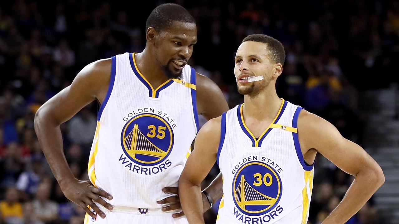 Kevin Durant was jealous of the attention that Steph Curry was getting. (Photo by Ezra Shaw/Getty Images)