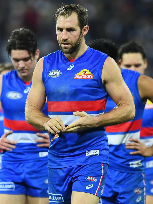 Cloke played just 10 games for the Bulldogs, booting 11 goals.