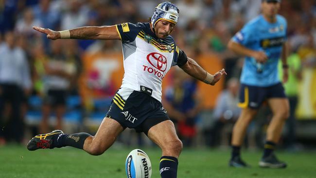 The Cowboys will install a statue of Johnathan Thurston outside their new stadium. Picture: Getty Images