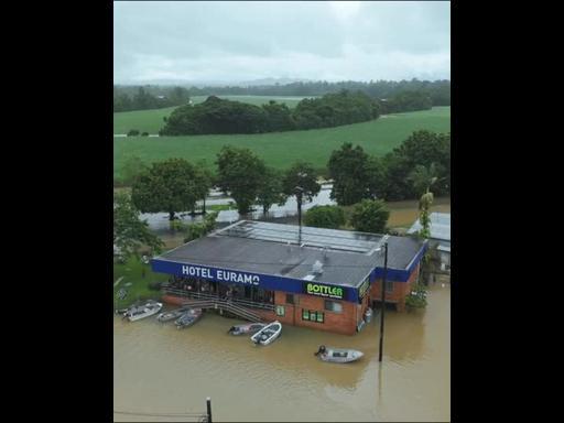 Hotel Euramo flooded in