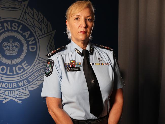 Queensland Police Commissioner Katarina Carroll. Picture: Liam Kidston