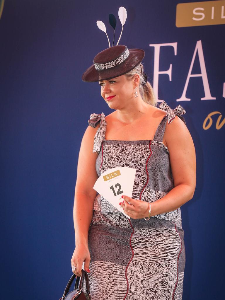 Kiri Marschall at the 2021 Darwin Cup Carnival Derby Day. Picture: Glenn Campbell