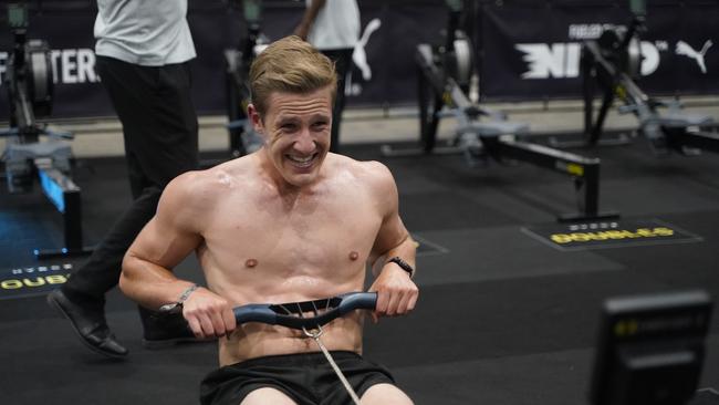 10000 athletes put their fitness to the test in a massive Hyrox competition this weekend (14-15 Dec) at Melbourne Exhibition and Convention Centre. Picture Valeriu Campan