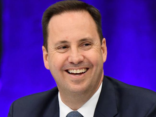 Australian minister for Trade, tourism and investment Steven Ciobo attends a meeting of the Visegrads countries (V4) on economic relations with Australia on January 19, 2018 at the Castle Garden in Budapest. / AFP PHOTO / Attila KISBENEDEK