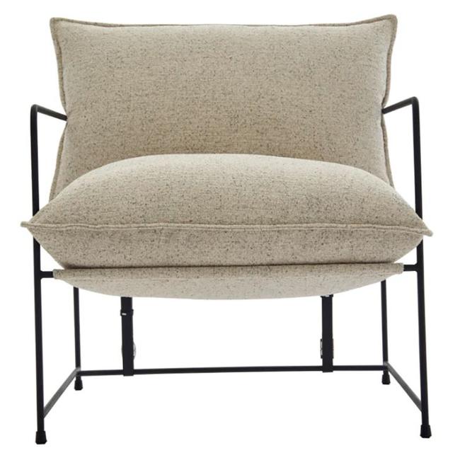 Temple &amp; Webster’s Lowen Sling Accent Chair. Picture: Temple &amp; Webster