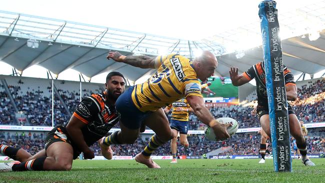 Blake Ferguson is a huge inclusion for Parramatta. Picture: Cameron Spencer