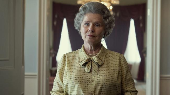 Imelda Staunton as Queen Elizabeth II in The Crown season 5.