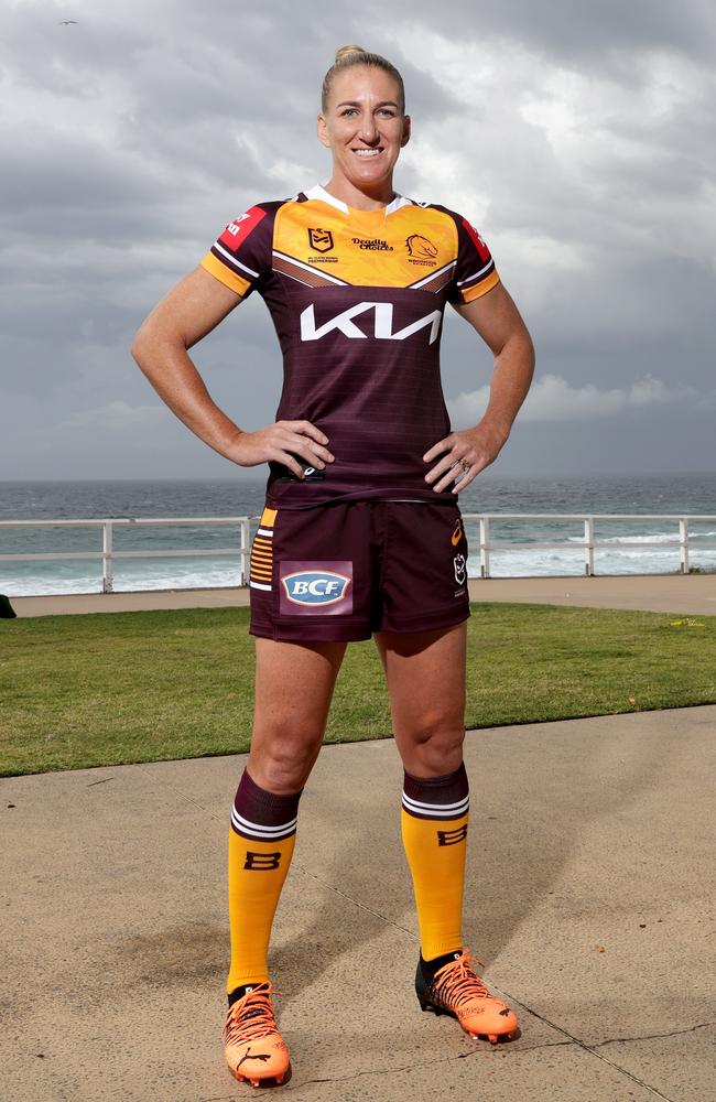 Broncos captain Ali Brigginshaw. Picture: Toby Zerna