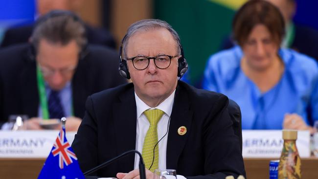 Anthony Albanese at the G20 Summit in Rio de Janeiro this week. Picture: Buda Mendes/Getty Images